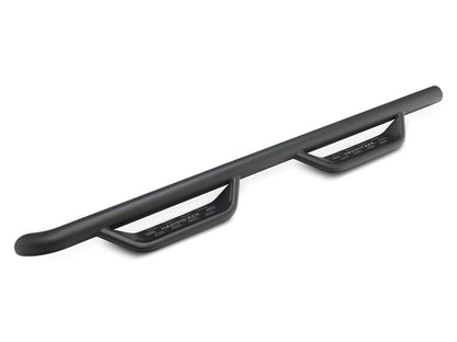 Barricade Tubular Drop Steps; Fine Textured Black Finish (17-25 F-250 Super Duty SuperCab)