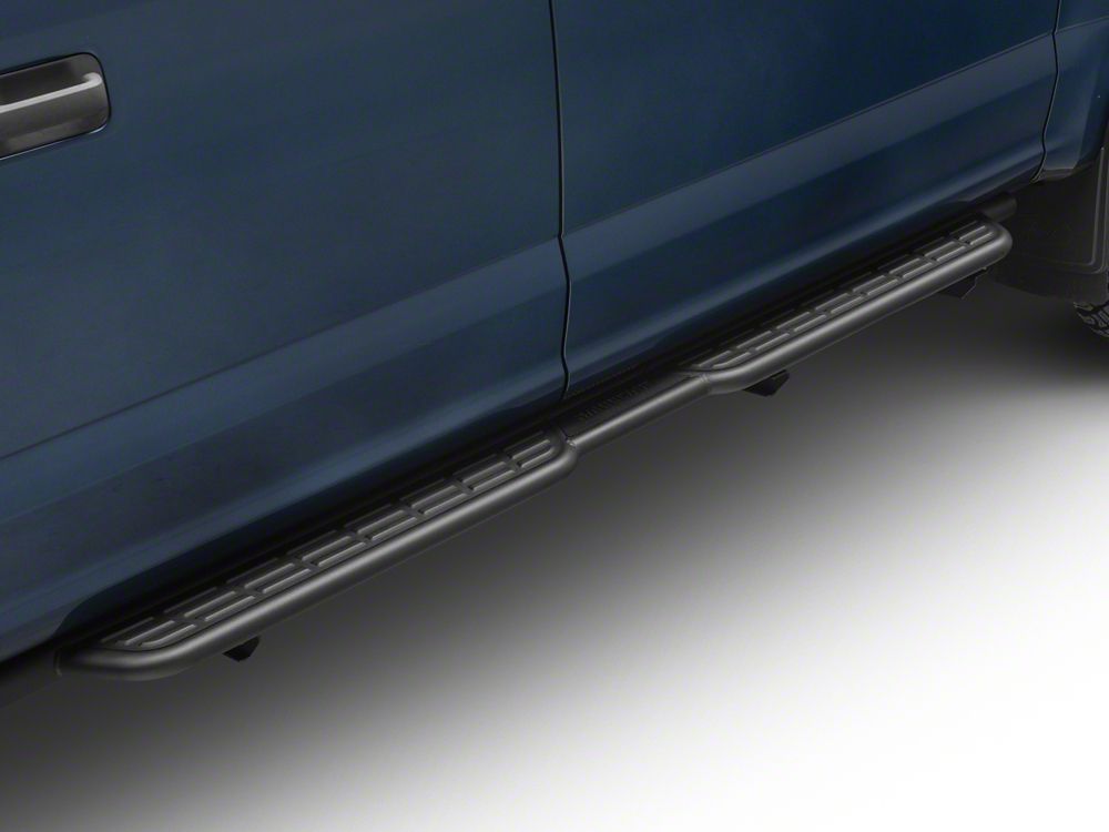 Barricade Formed HD Running Boards; Textured Black (17-25 F-250 Super Duty SuperCrew)