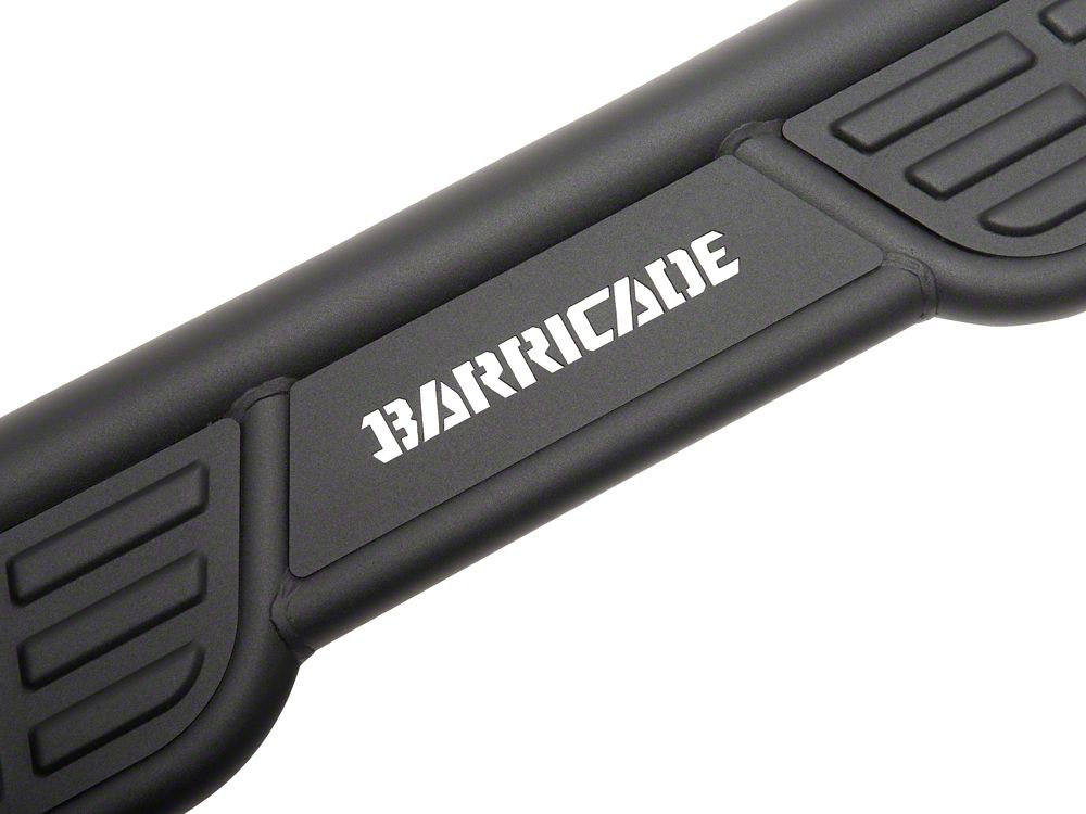 Barricade Formed HD Running Boards; Textured Black (17-25 F-250 Super Duty SuperCrew)