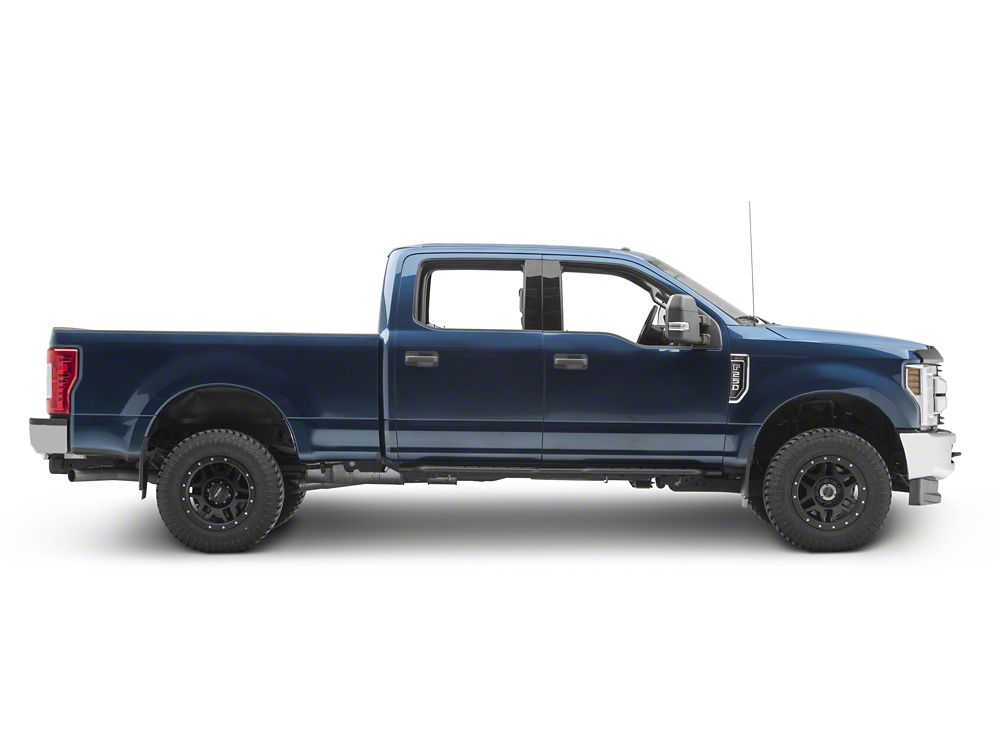 Barricade Formed HD Running Boards; Textured Black (17-25 F-250 Super Duty SuperCrew)