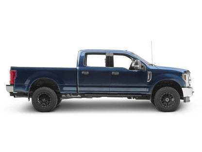 Barricade Formed HD Running Boards; Textured Black (17-25 F-250 Super Duty SuperCrew)
