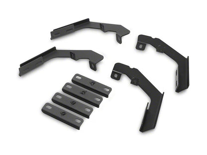 Barricade Formed HD Running Boards; Textured Black (17-25 F-250 Super Duty SuperCab)