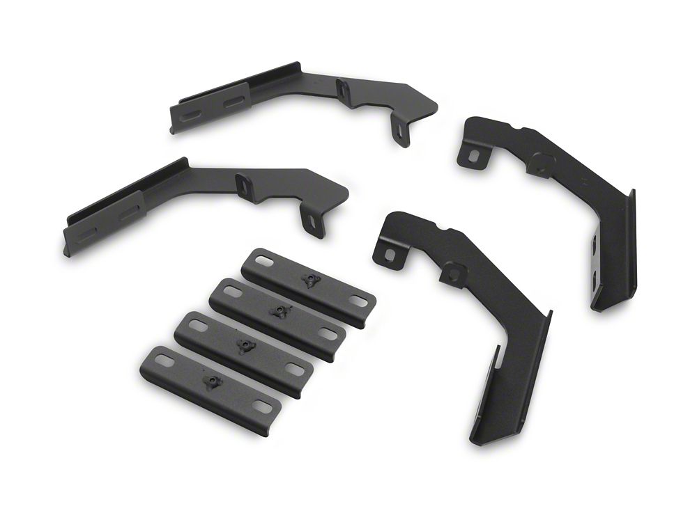 Barricade Formed HD Running Boards; Textured Black (17-25 F-350 Super Duty SuperCab)