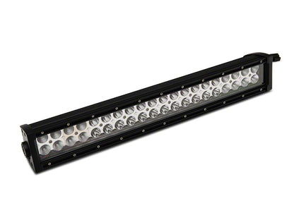 Barricade 3.50-Inch Bull Bar with Skid Plate and 20-Inch LED Light Bar; Stainless Steel (11-19 Sierra 3500 HD)