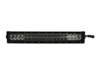 Barricade 3.50-Inch Bull Bar with Skid Plate and 20-Inch LED Light Bar; Stainless Steel (11-19 Sierra 3500 HD)