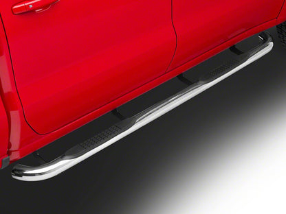 Barricade 3-Inch Side Step Bars; Stainless Steel (20-25 Sierra 3500 HD Crew Cab)