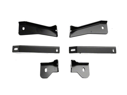 Barricade 4-Inch Oval Bent End Side Step Bars; Stainless Steel (20-25 Sierra 3500 HD Crew Cab)