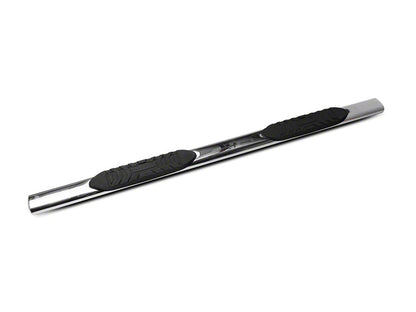 Barricade 5-Inch Oval Side Step Bars; Stainless Steel (20-25 Sierra 3500 HD Crew Cab)
