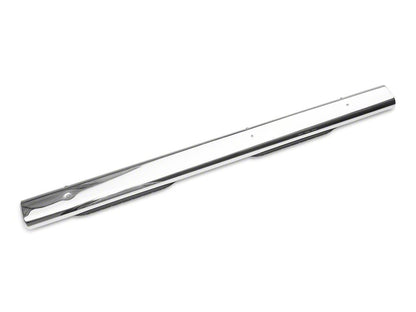 Barricade 5-Inch Oval Straight End Side Step Bars; Stainless Steel (20-25 Sierra 3500 HD Double Cab)