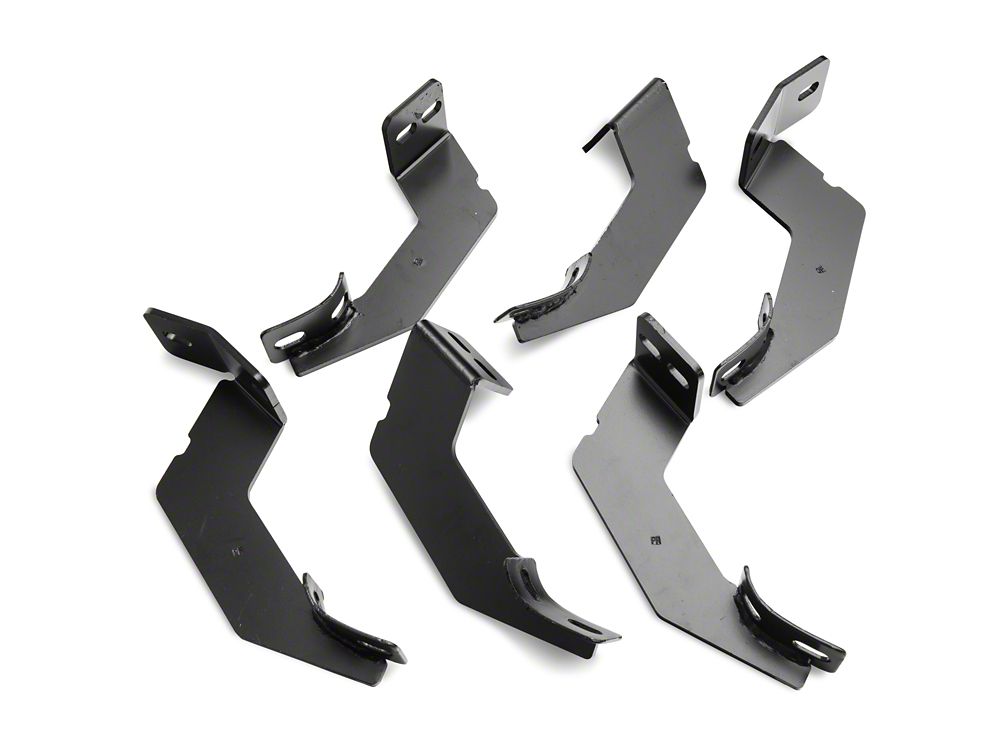 Barricade 5-Inch Oval Straight End Side Step Bars; Stainless Steel (20-25 Sierra 3500 HD Double Cab)