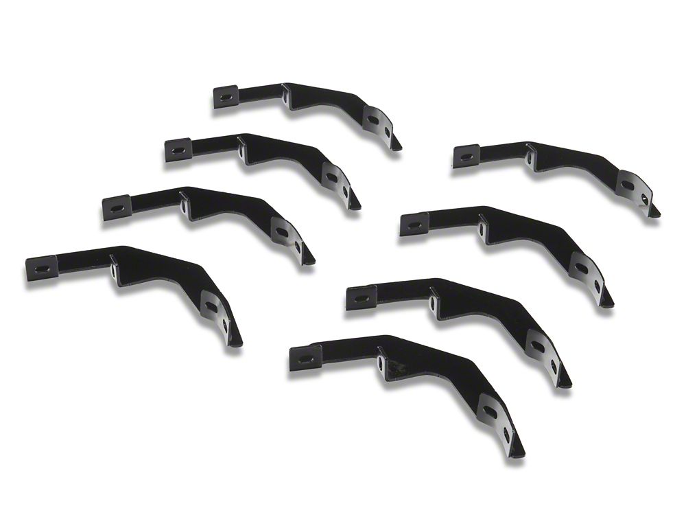 Barricade E-Series 5-Inch Oval Bent End Side Step Bars; Stainless Steel (20-25 Sierra 3500 HD Crew Cab)