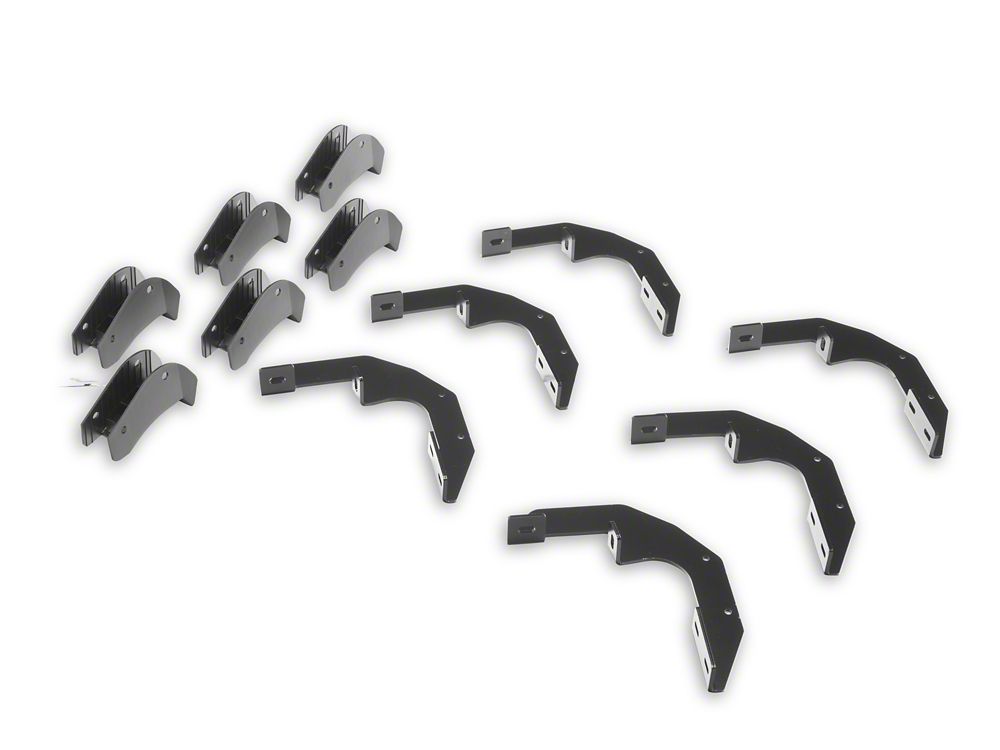 Barricade I4 Running Boards; Textured Black (20-25 Sierra 3500 HD Double Cab)
