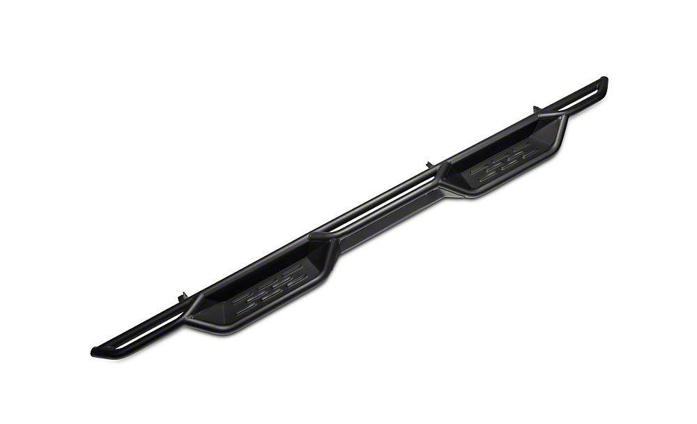 Barricade NB1 Running Boards; Textured Black (20-25 Sierra 3500 HD Double Cab)