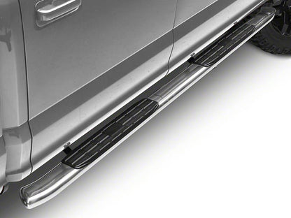 Barricade PNC Side Step Bars; Stainless Steel (20-25 Sierra 3500 HD Crew Cab)