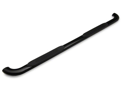 Barricade 4-Inch Oval Bent End Side Step Bars; Black (10-24 RAM 3500 Mega Cab)