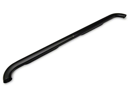 Barricade 4-Inch Oval Bent End Side Step Bars; Black (10-24 RAM 3500 Mega Cab)