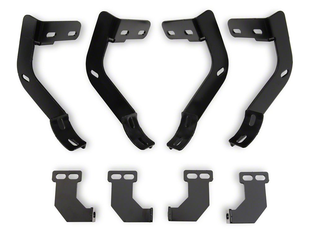 Barricade 4-Inch Oval Straight End Side Step Bars; Stainless Steel (10-24 RAM 3500 Regular Cab)