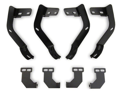 Barricade 4-Inch Oval Straight End Side Step Bars; Stainless Steel (10-24 RAM 3500 Regular Cab)