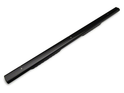 Barricade 5-Inch Oval Straight End Side Step Bars; Gloss Black (10-24 RAM 3500 Mega Cab)