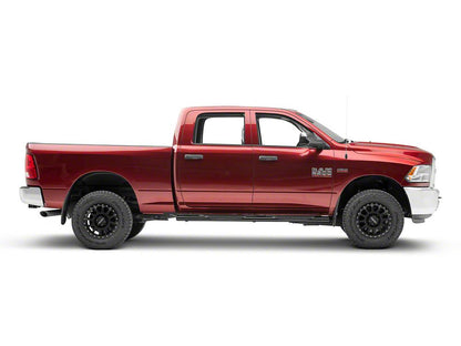 Barricade 5-Inch Oval Straight End Side Step Bars; Gloss Black (10-24 RAM 3500 Crew Cab)
