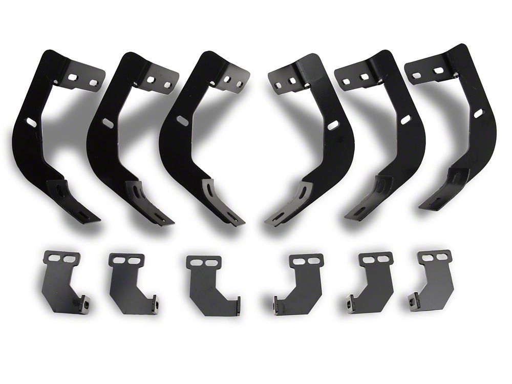 Barricade 5-Inch Oval Straight End Side Step Bars; Gloss Black (10-24 RAM 3500 Regular Cab)