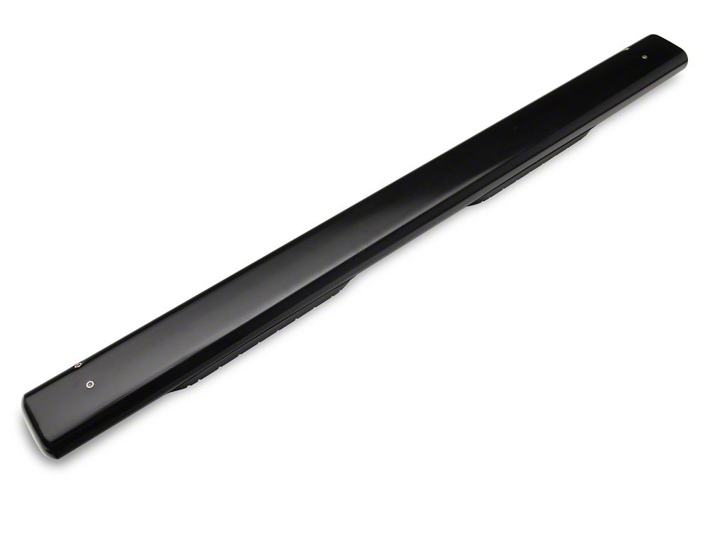 Barricade 6-Inch Oval Straight End Side Step Bars; Black (03-09 RAM 3500 Quad Cab)