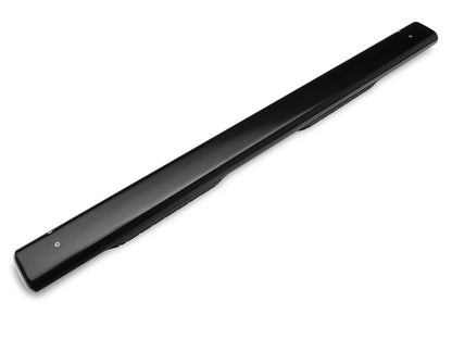 Barricade 6-Inch Oval Straight End Side Step Bars; Black (03-09 RAM 3500 Quad Cab)