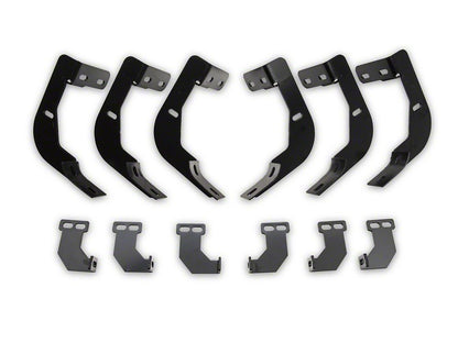 Barricade 6-Inch Oval Straight End Side Step Bars; Stainless Steel (10-24 RAM 3500 Mega Cab)