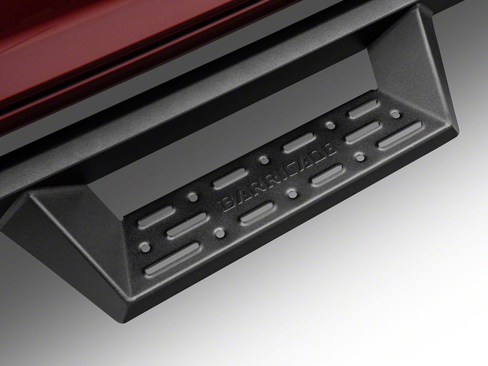 Barricade Canyon Drop Steps; Textured Black (10-25 RAM 3500 Crew Cab)
