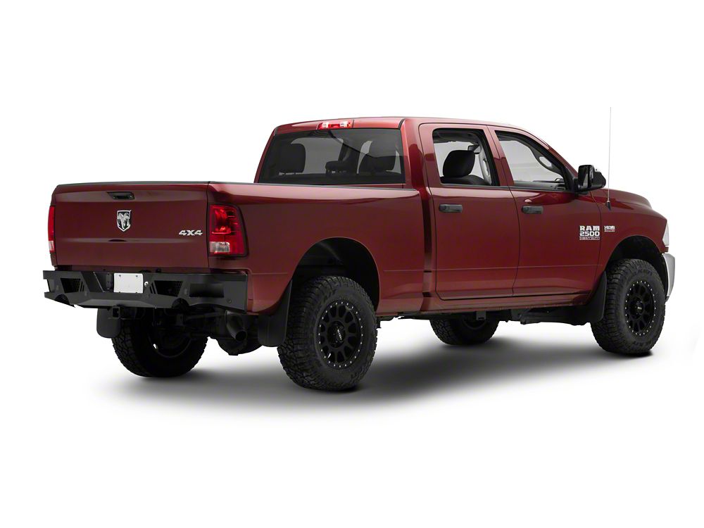 Barricade Extreme HD Rear Bumper; Textured Black (10-24 RAM 3500)