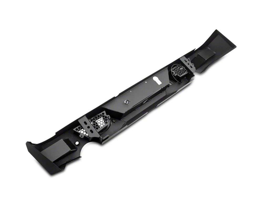 Barricade Extreme HD Rear Bumper with LED Spot Lights; Textured Black (10-24 RAM 3500)
