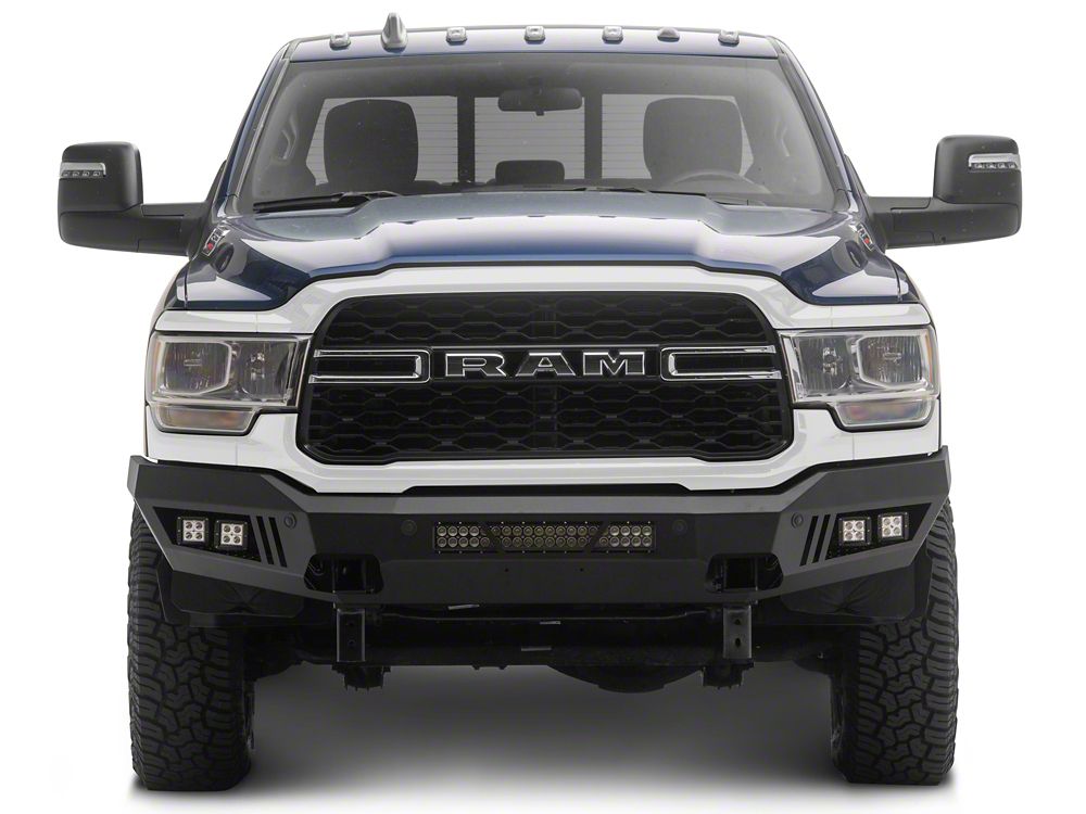 Barricade HD Front Bumper with LED Fog Lights and 20-Inch LED Light Bar (19-26 RAM 3500)