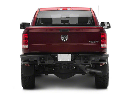 Barricade HD4 Tubular Rear Bumper with LED Fog Lights (10-18 RAM 3500)