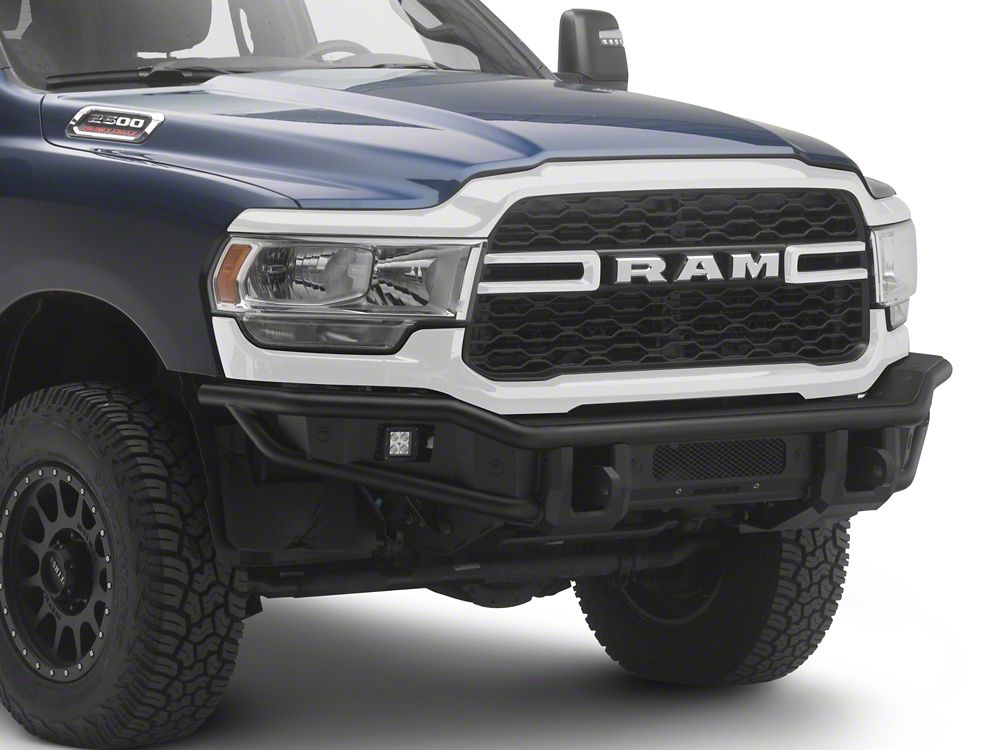 Barricade HD4 Tubular Front Bumper with LED Fog Lights (19-26 RAM 3500)