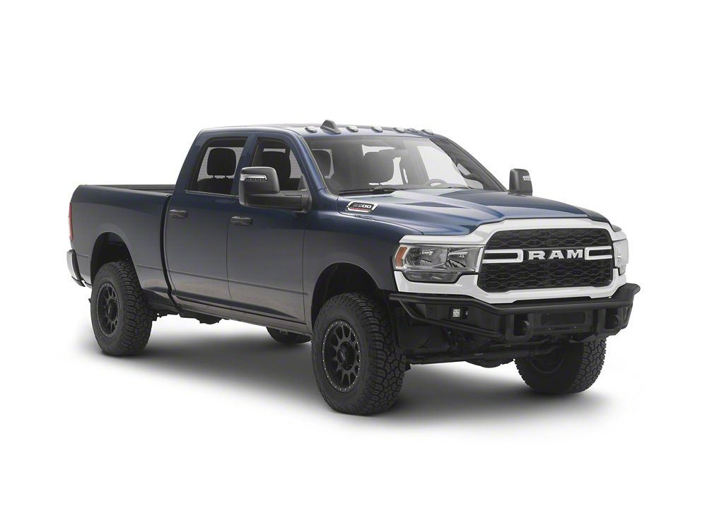 Barricade HD4 Tubular Front Bumper with LED Fog Lights (19-26 RAM 3500)