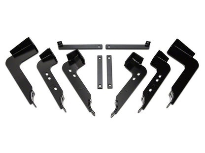 Barricade 4-Inch Oval Straight End Side Step Bars; Stainless Steel (07-14 Silverado 3500 HD Extended Cab)
