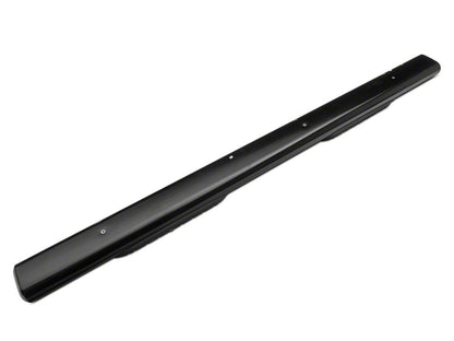 Barricade 6-Inch Oval Straight End Side Step Bars; Rocker Mount; Black (07-19 Silverado 3500 HD Crew Cab)