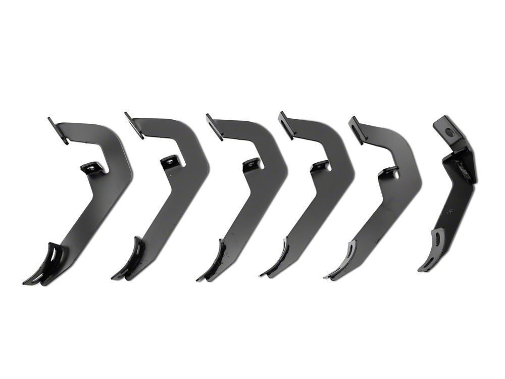 Barricade 4-Inch Oval Straight End Side Step Bars; Rocker Mount; Stainless Steel (07-19 Silverado 3500 HD Extended/Double Cab)