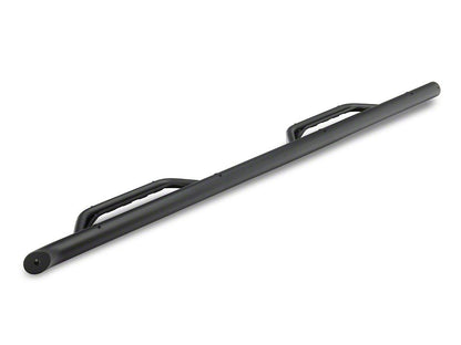 Barricade Tubular Drop Steps; Fine Textured Black Finish (20-25 Silverado 3500 HD Crew Cab)