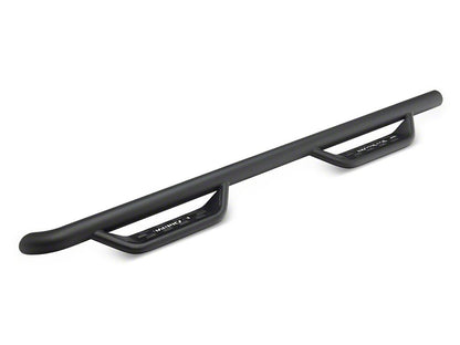 Barricade Tubular Drop Steps; Fine Textured Black Finish (20-25 Silverado 3500 HD Double Cab)