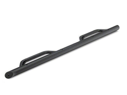 Barricade Tubular Drop Steps; Fine Textured Black Finish (20-25 Silverado 3500 HD Double Cab)