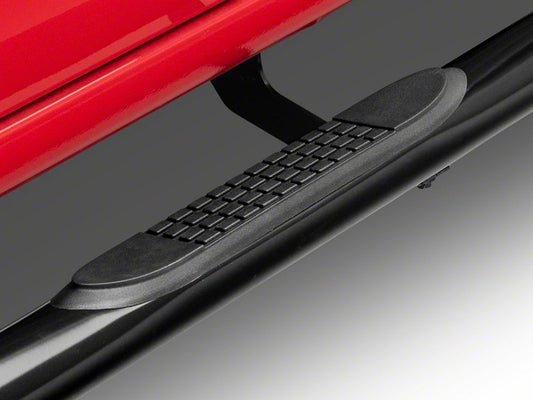 Barricade 3-Inch Side Step Bars; Black (20-25 Silverado 3500 HD Crew Cab)