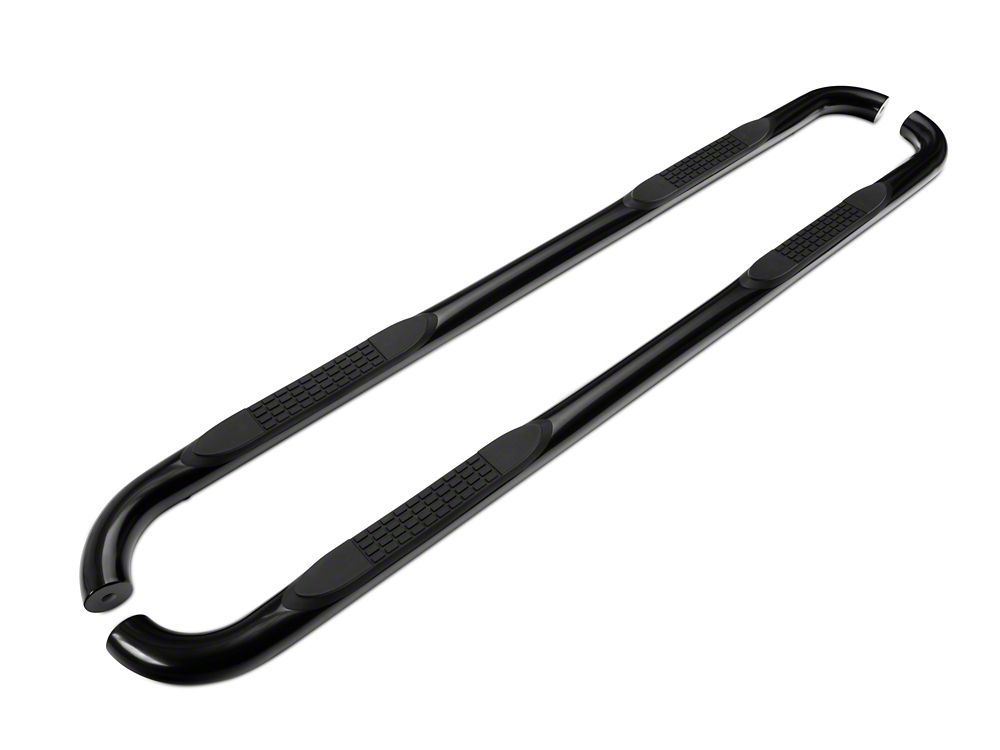 Barricade 3-Inch Side Step Bars; Black (20-25 Silverado 3500 HD Crew Cab)