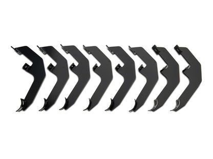 Barricade 3-Inch Side Step Bars; Black (20-25 Silverado 3500 HD Crew Cab)
