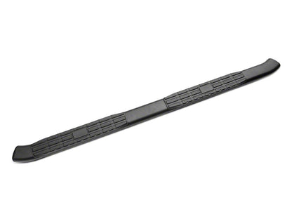 Barricade 5-Inch Oval Bent End Side Step Bars; Black (20-25 Silverado 3500 HD Double Cab)