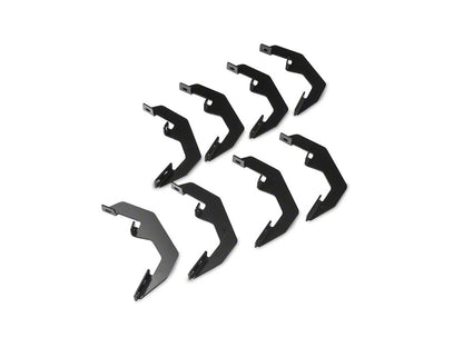 Barricade 5-Inch Oval Side Step Bars; Black (20-25 Silverado 3500 HD Crew Cab)