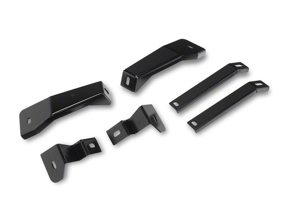 Barricade E-Series 3-Inch Side Steps; Black; Body Mount (20-25 Silverado 3500 HD Double Cab)
