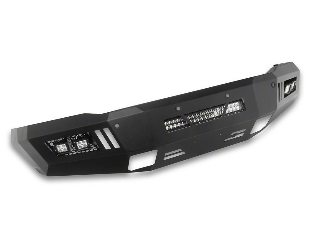Barricade HD Front Bumper with LED Fog Lights and 20-Inch LED Light Bar (15-19 Silverado 3500 HD)