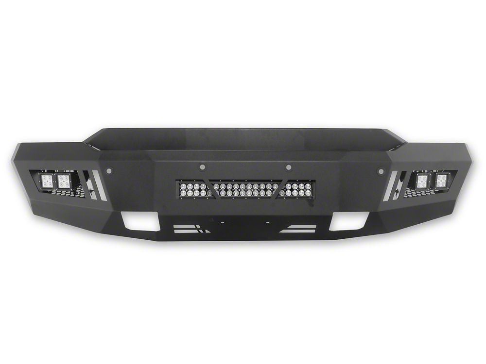 Barricade HD Front Bumper with LED Fog Lights and 20-Inch LED Light Bar (20-23 Silverado 3500 HD)