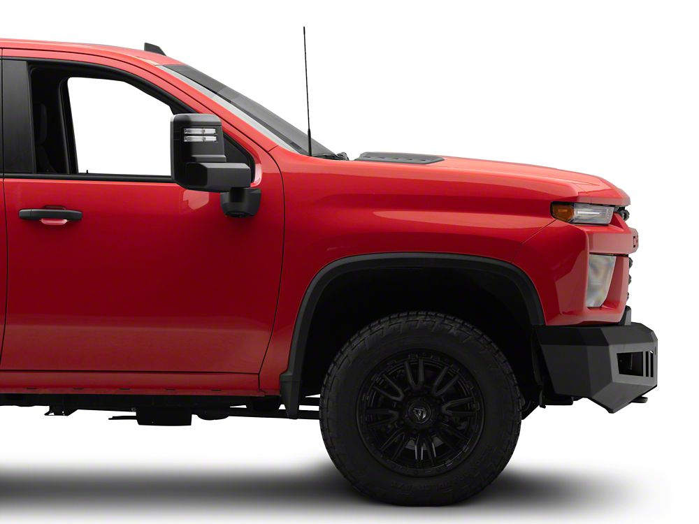 Barricade HD Front Bumper with LED Fog Lights and 20-Inch LED Light Bar (20-23 Silverado 3500 HD)